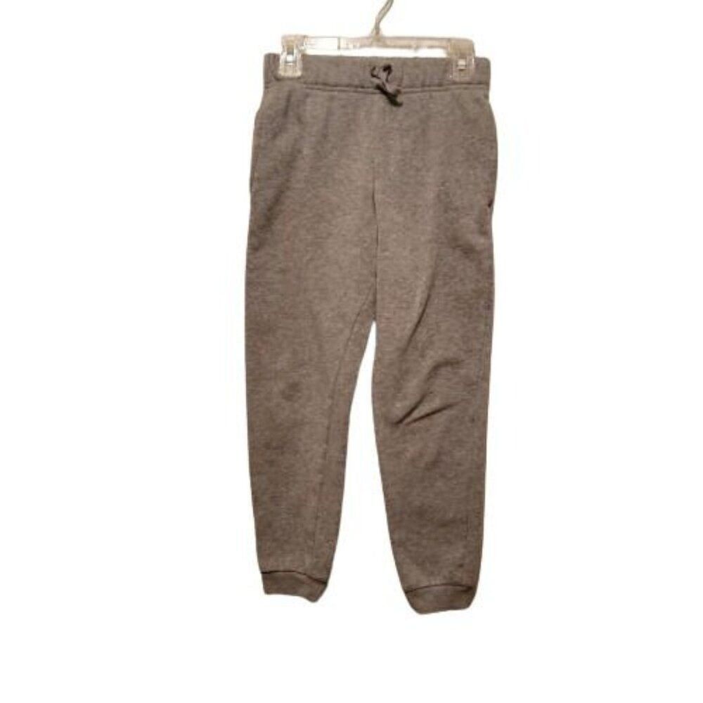 Extremely Me Girls Gray Pockets Elastic Waist Drawstring Jogger Pants Size 7/8